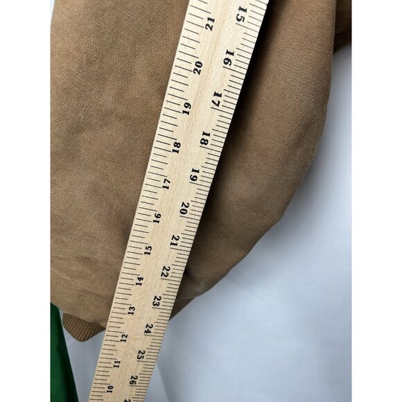 Vintage Carhartt J130 Hooded Coat Jacket Men's XL BRN Canvas Zip RN 14806 - Picture 4 of 12